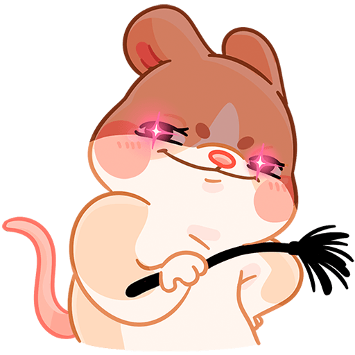VK Sticker Baby Mouse Hug #46