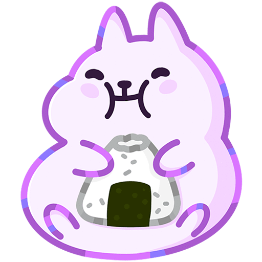 VK Sticker Boba Cat #12