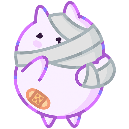 VK Sticker Boba Cat #14