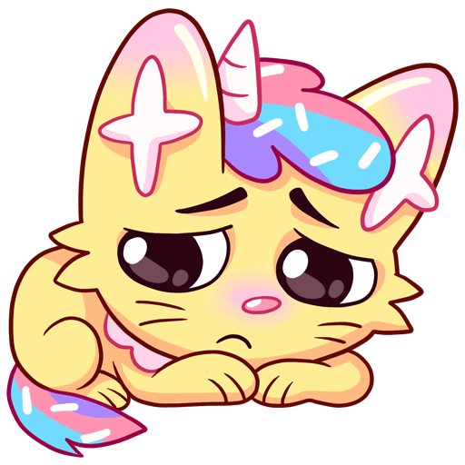 VK Sticker Candy Cat #38