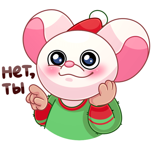 VK Sticker Cat and Mouse #38