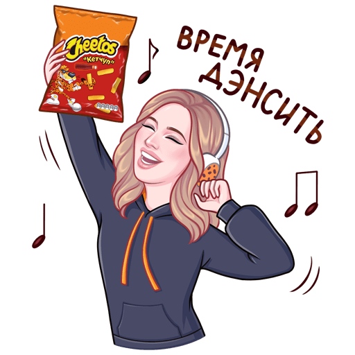 Стикер ВК Cheetos & Dream Team House #18