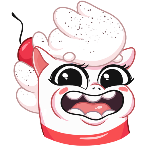 VK Sticker Cherry Ice Creamy #32