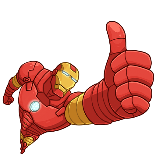 VK Sticker Iron Man #4