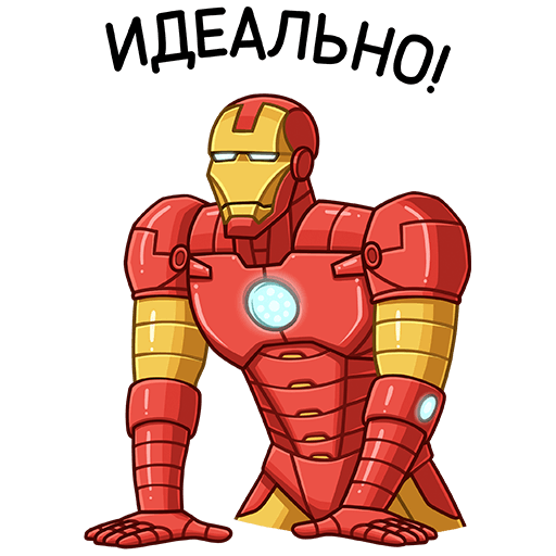 VK Sticker Iron Man #29