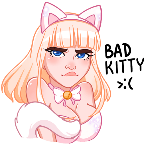VK Sticker Kitty Catalina #44