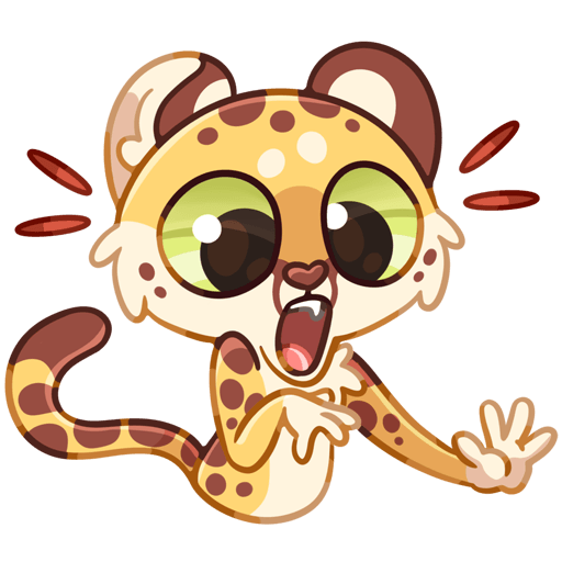 VK Sticker Lex the Cheetah #6