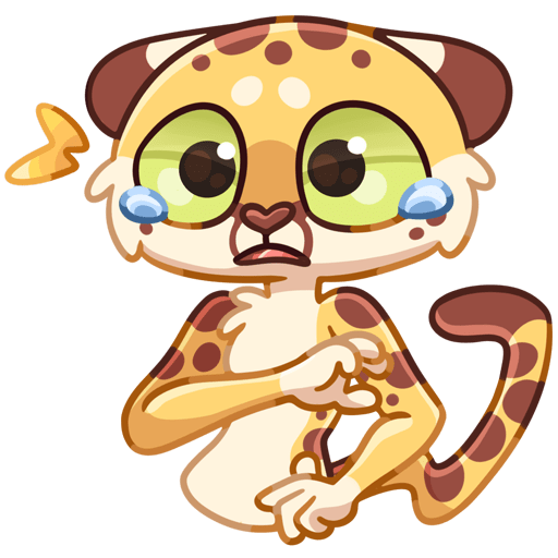 VK Sticker Lex the Cheetah #26