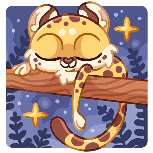 VK Sticker Lex the Cheetah #32