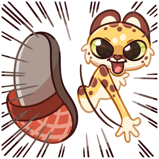 VK Sticker Lex the Cheetah #36