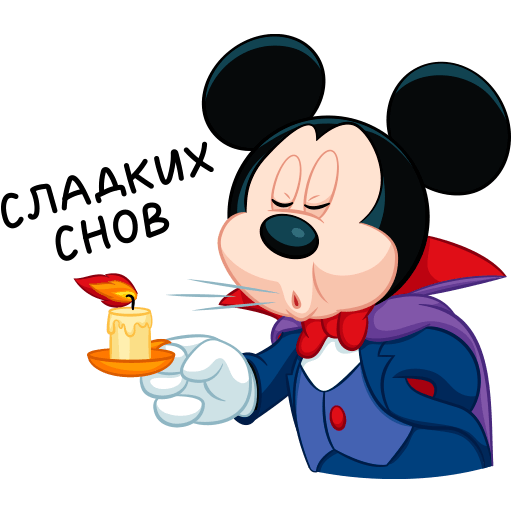 VK Sticker Mickey the Vampire #12