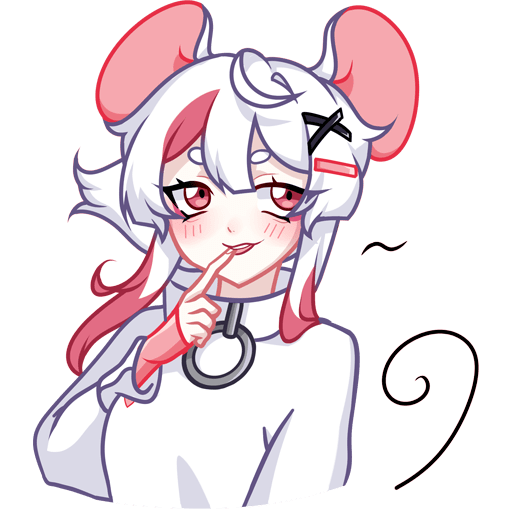 VK Sticker Mousey in a sweater #1