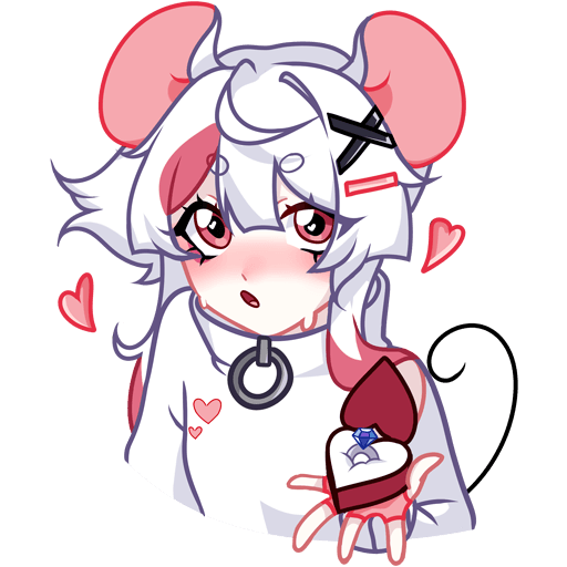 VK Sticker Mousey in a sweater #7