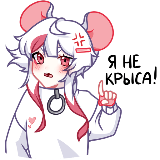 VK Sticker Mousey in a sweater #30