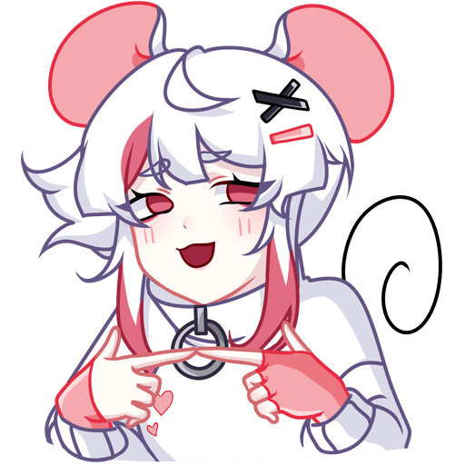 VK Sticker Mousey in a sweater #46