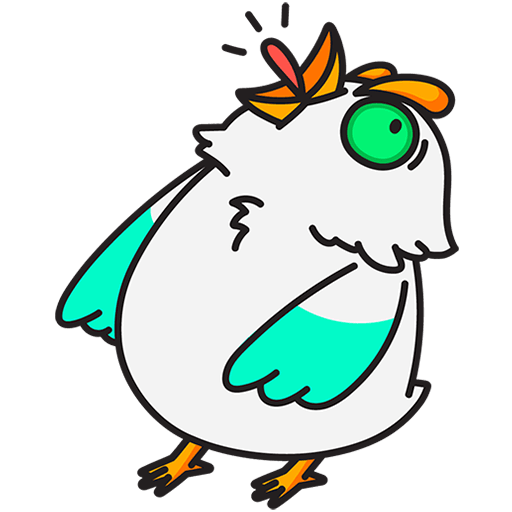 VK Sticker Owl Mark #3