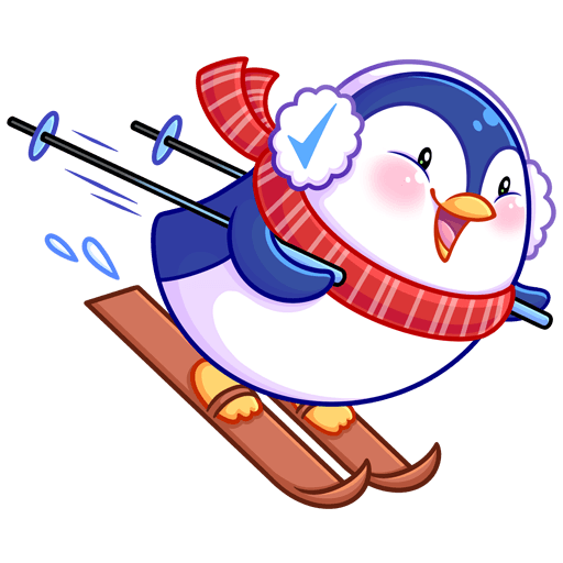 VK Sticker Pinnie the Penguin #6