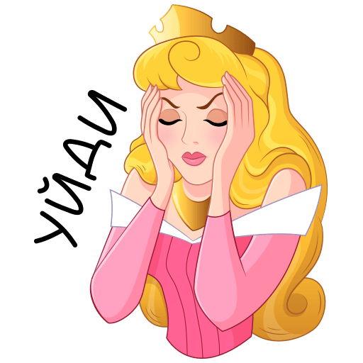 VK Sticker Princess Aurora #31