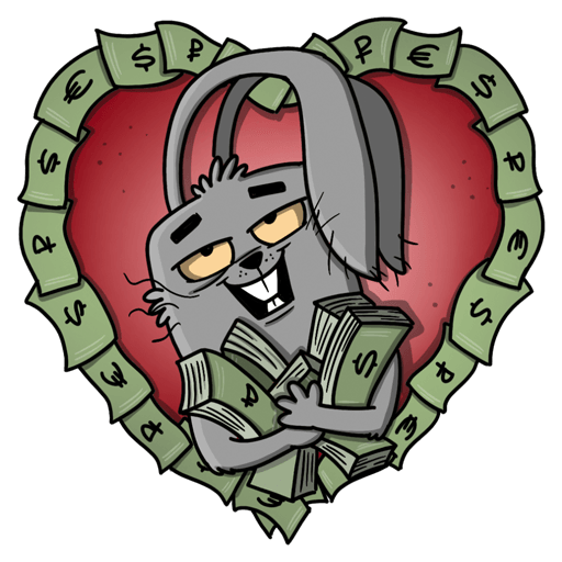 VK Sticker Rabbit Yakov #41