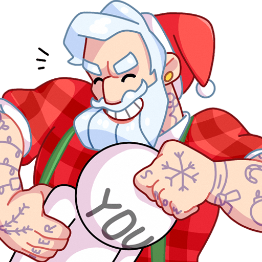 VK Sticker Santa #35