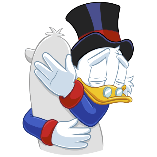 VK Sticker Scrooge McDuck #23