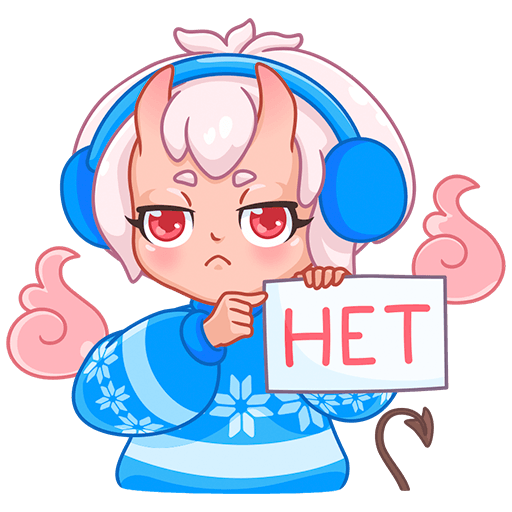 VK Sticker Winter Oni-chan #6