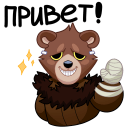 Bear VK sticker #1