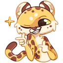 Lex the Cheetah VK sticker #7