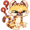 Lex the Cheetah VK sticker #17