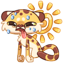 Lex the Cheetah VK sticker #21