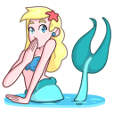 Mermaid Marina VK sticker #33