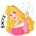 Princess Aurora VK sticker #1