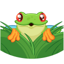 Tree frog VK sticker #40